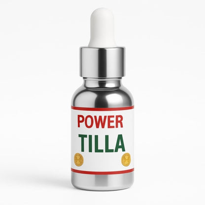 Power Tilla – Herbal Strength & Confidence Oil 🔥