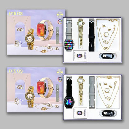 Women’s Smartwatch & Jewelry Luxury Gift Set